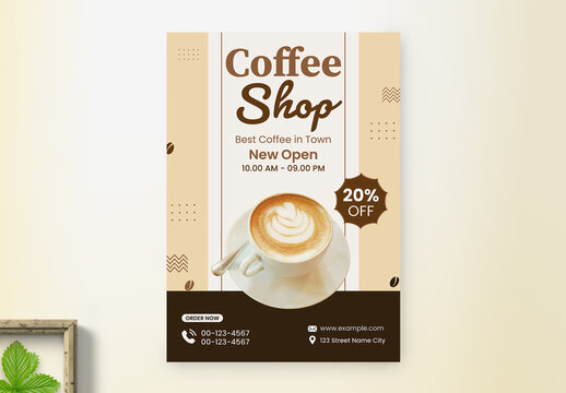 Coffee Shop Flyer Template