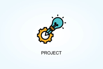 Project Vector  Or Logo Sign Symbol Illustration