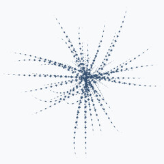 Pattern element on a white background. The vector image can be used as a decoration for fine art.