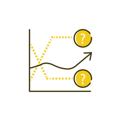 Forecasting Accuracy Vector Illustration Icon Design