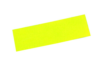 small piece of brown paper cut edge element isolated on white background.