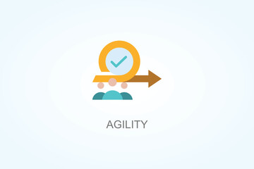 Obraz premium Agility Vector Or Logo Sign Symbol Illustration