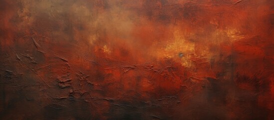 Copy space image of oil paint on a textured canvas backdrop