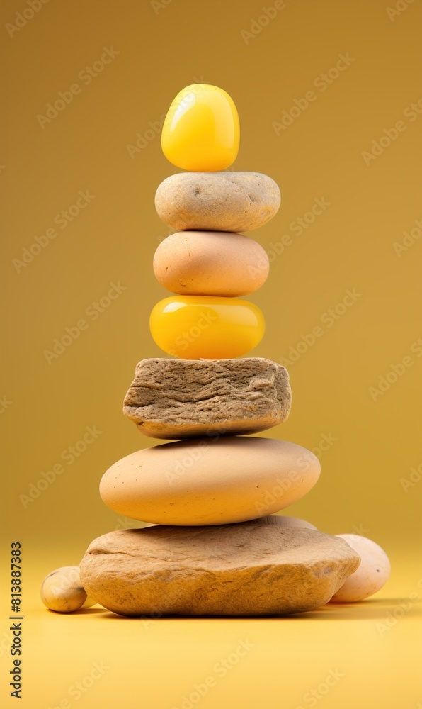 Poster stack of stones