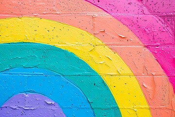Fototapeta premium Image with rainbow theme 1