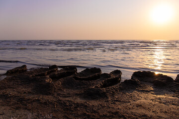 Beautiful sunrise over the sea.