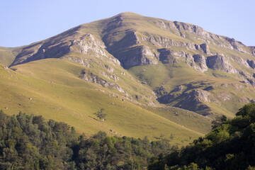 Beautiful forests and mountains. Maral gel. Ganja. Azerbaijan.