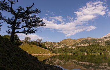 Blue Deer Lake. Maral gel. Ganja. Azerbaijan.
