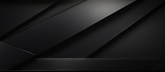 A sleek black steel background perfect for adding a touch of sophistication to your design projects Plenty of copy space image to work with - Powered by Adobe