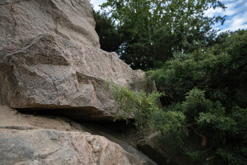 rocks in the mountains