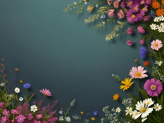 background with flowers