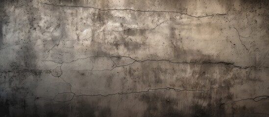 Obraz premium The photo displays an aged and deteriorated concrete wall texture creating a weathered darkened backdrop suitable for copy space image usage