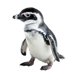 Fototapeta premium Penguin Eudyptula little Chicks isolated on white background.
