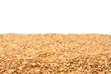 Oat-flakes isolated on a white background.