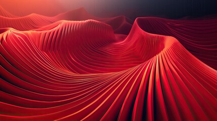 abstract 3d red wave, wavy line backgrounds