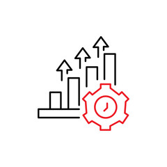Enhanced Productivity Vector Icon Design