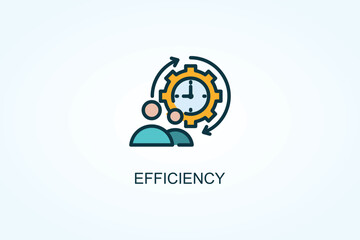 Efficiency Vector  Or Logo Sign Symbol Illustration