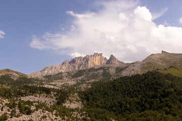 Fototapeta na wymiar Beautiful big mountain in Ganja. Azerbaijan.