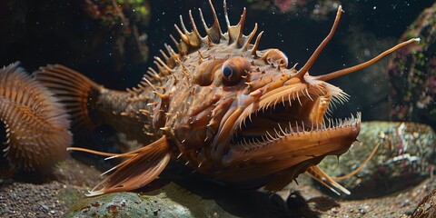 anglerfish fictional artist depiction