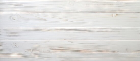 Fototapeta premium A white wooden surface provides a soft and inviting backdrop for text or images. Copy space image. Place for adding text and design
