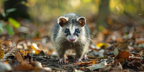 opossum in nature