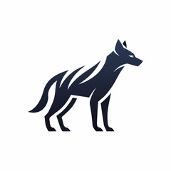 A Wolf Logo Vector Art Illustration