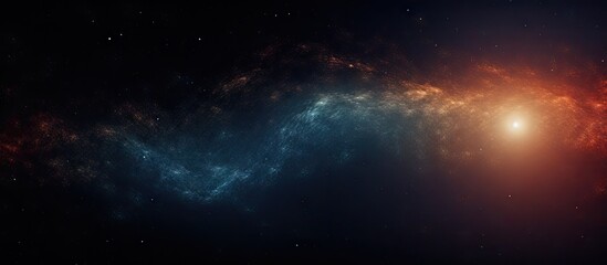 A grainy layer overlays a black background creating a noisy copy space image