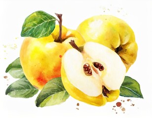 Pigwa ilustracja