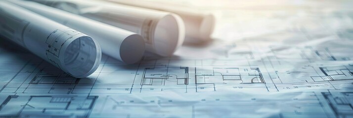 architectural blueprints for designing a building 