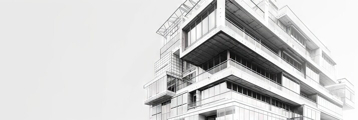 architectural blueprints for designing a building 