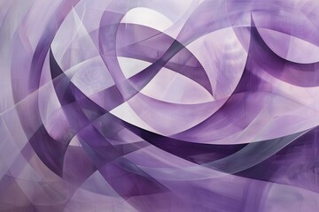 Dynamic Violet Abstract Shapes Radiating Movement and Energy