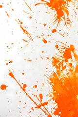 Vibrant Orange Paint Splatters A Symbol of Uninhibited Creativity and Expression