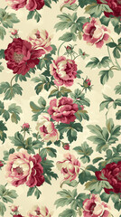 Aesthetic vintage flower, imbued with a serene and subtle aura. These aesthetic background elements lend themselves perfect to printed production, notebook covers, and decor