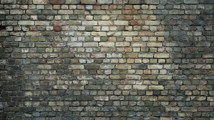 wall made of old brick close-up