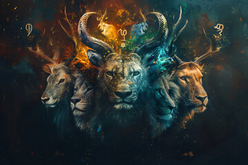 Animalistic instincts explore the animal associated with a specific zodiac sign and how it reflects their personality.