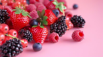 summer fruits beckon with their vibrant colors against a clean backdrop.