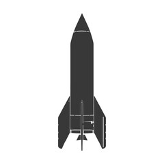 Silhouette missile black color only