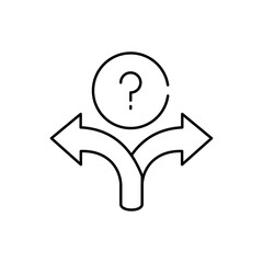 Better Decision Making Vector Icon Design