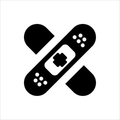 plaster icon vector illustration for web design. isolated on white background