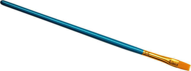 artistic paint brush isolated on white background