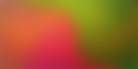 Dynamic vivid blurred ultrawide modern technological multicolored light warm mix pink green orange yellow olive raspberry lime gradient exclusive background. Perfect for design, banners, wallpapers