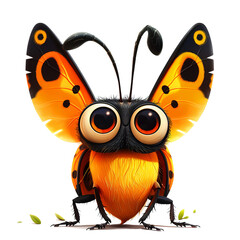 Obraz premium Cute insect cartoon design. Chibi insect cartoon Illustration
