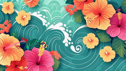 Celebrate AAPI Heritage Month with a vibrant banner. Banner design promoting Asian American and Pacific Islander culture.