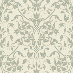 Ornamental pattern. Seamless classic background.