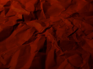 red crumpled paper texture pattern