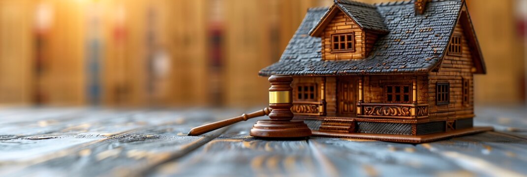 Generate an image showing the legal protections and limitations of property rights balancing individual ownership with public interests and regulatory requirements.