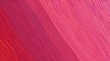    a red and pink wallpaper with a wavy-line pattern at its base