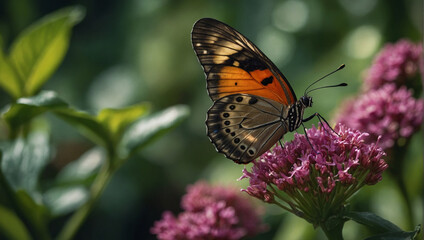 Obraz premium Butterfly on flower
