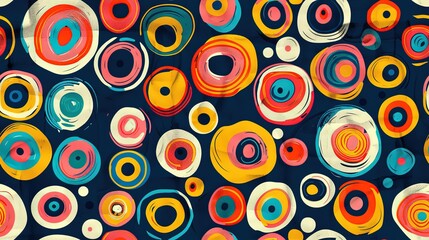 marker painting seamless pattern abstract background in colorful bright vivid tone, freedom fun liberal concept, doodle pattern grungy artistic design, Generative Ai