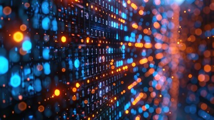 Obraz premium Cybersecurity breach in a tech company causing data loss and showing emergency response